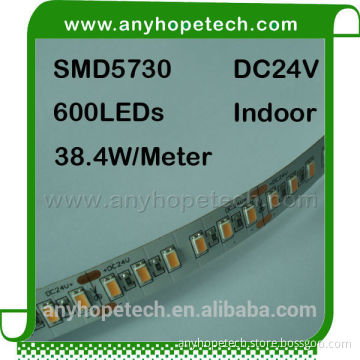 Ultra bright 5730 smd 192W per Roll 240 volt led strip 600 leds